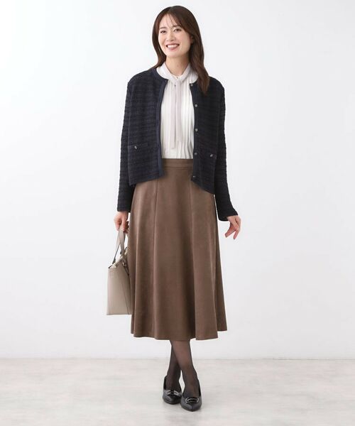 Reflect / リフレクト カーディガン・ボレロ | 【ライトアウター/ゆったりシルエット/気軽な羽織に◎】ドライタッチカーディガン | 詳細6