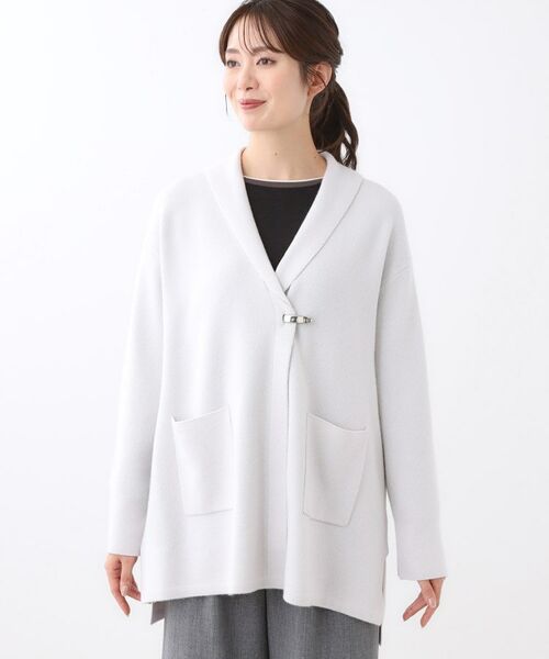 Reflect / リフレクト カーディガン・ボレロ | 【ライトアウター／気軽な羽織に◎】オフボディカーディガン | 詳細10