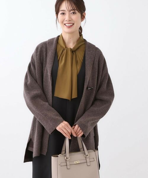 Reflect / リフレクト カーディガン・ボレロ | 【ライトアウター／気軽な羽織に◎】オフボディカーディガン | 詳細5