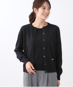 Reflect / リフレクト カーディガン・ボレロ | 【WEB先行カラーあり／軽い羽織に◎／アンサンブル可】透かし柄カーディガン