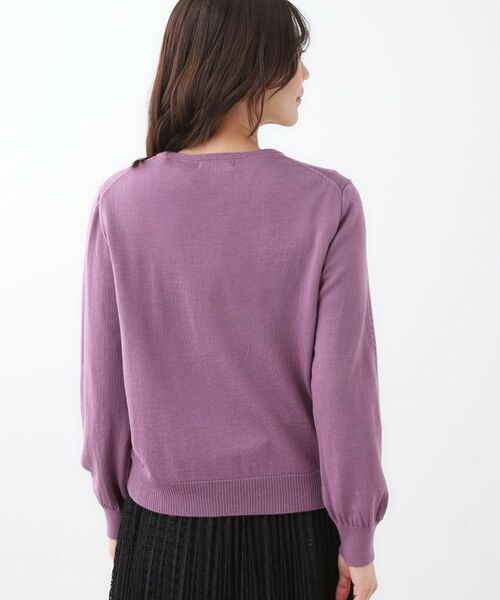 Reflect / リフレクト カーディガン・ボレロ | 【WEB先行カラーあり/軽い羽織に◎/アンサンブル可】透かし柄カーディガン | 詳細24