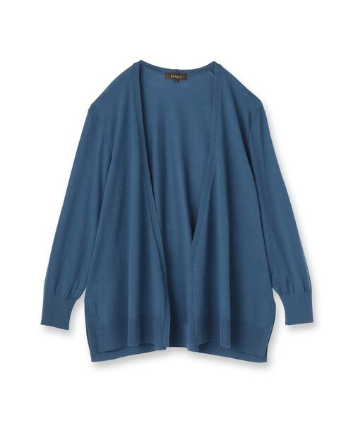 Reflect / リフレクト カーディガン・ボレロ | 【ちくちくしない／アンサンブル可／通勤におすすめ◎】オフボディ着流しカーディガン | 詳細13