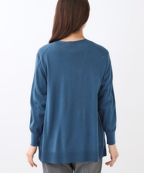 Reflect / リフレクト カーディガン・ボレロ | 【ちくちくしない／アンサンブル可／通勤におすすめ◎】オフボディ着流しカーディガン | 詳細16