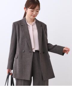 Reflect / リフレクト テーラードジャケット | 【単品使いOK◎／ライトアウター／セットアップ可】リラクシーメランジジャケット