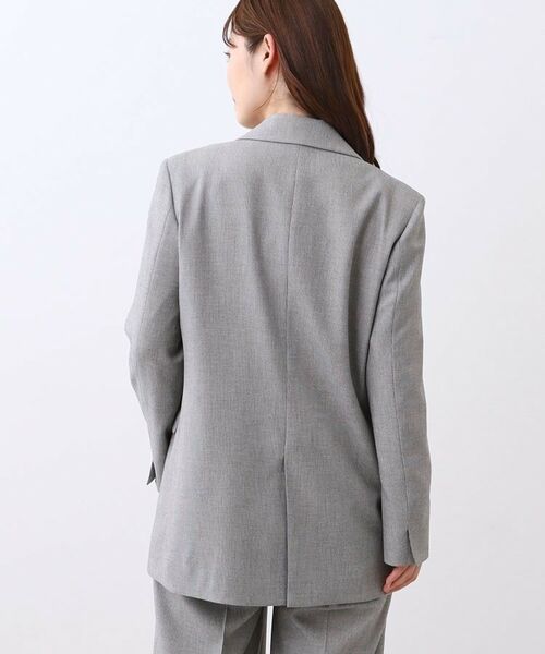 Reflect / リフレクト テーラードジャケット | 【単品使いOK◎／ライトアウター／セットアップ可】リラクシーメランジジャケット | 詳細17