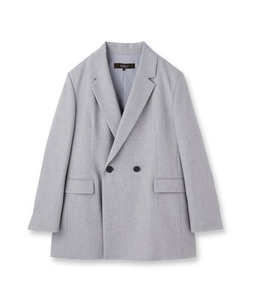 Reflect / リフレクト テーラードジャケット | 【単品使いOK◎／ライトアウター／セットアップ可】リラクシーメランジジャケット | 詳細18