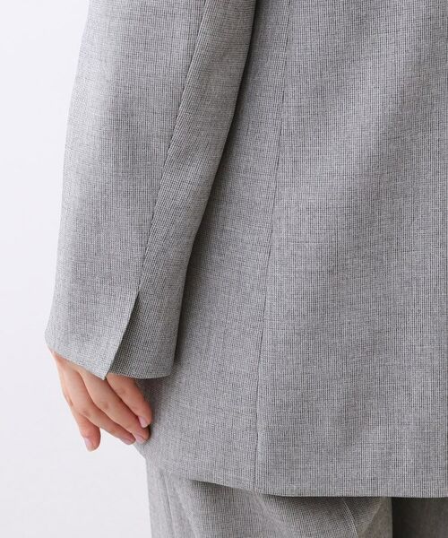 Reflect / リフレクト テーラードジャケット | 【単品使いOK◎／ライトアウター／セットアップ可】リラクシーメランジジャケット | 詳細21