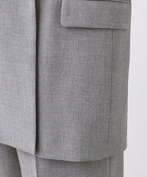 Reflect / リフレクト テーラードジャケット | 【単品使いOK◎／ライトアウター／セットアップ可】リラクシーメランジジャケット | 詳細23