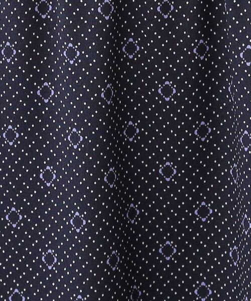 Reflect / リフレクト ロング・マキシ丈ワンピース | 【きちんと見え/通勤/セレモニーにおすすめ◎】ドット×ダイヤ柄ワンピース | 詳細12