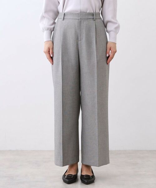 Reflect / リフレクト パンツ | 【単品使いOK◎/セットアップ可】リラクシーメランジワイドパンツ | 詳細12