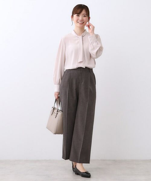 Reflect / リフレクト パンツ | 【単品使いOK◎/セットアップ可】リラクシーメランジワイドパンツ | 詳細8