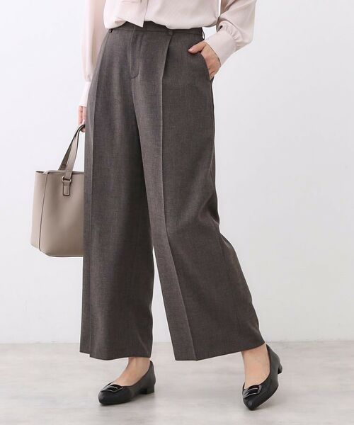 Reflect / リフレクト パンツ | 【単品使いOK◎/セットアップ可】リラクシーメランジワイドパンツ | 詳細9