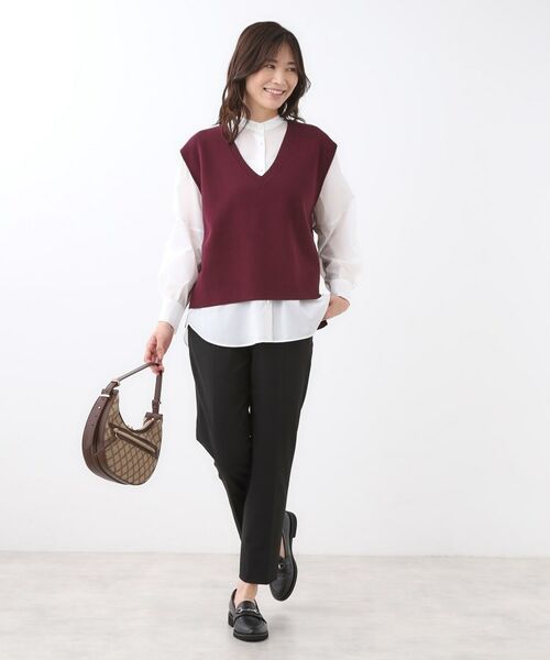 Reflect / リフレクト パンツ | 【高身長さんに嬉しい長め丈追加！／私のパンツ／すっきり見え◎】テーパードパンツ | 詳細11