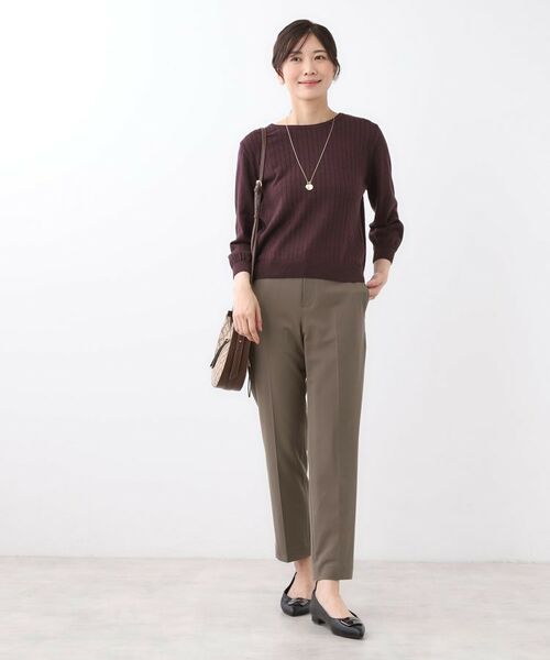 Reflect / リフレクト パンツ | 【高身長さんに嬉しい長め丈追加！／私のパンツ／すっきり見え◎】テーパードパンツ | 詳細15