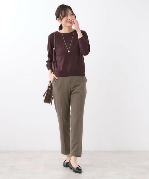 Reflect / リフレクト パンツ | 【高身長さんに嬉しい長め丈追加！／私のパンツ／すっきり見え◎】テーパードパンツ | 詳細16