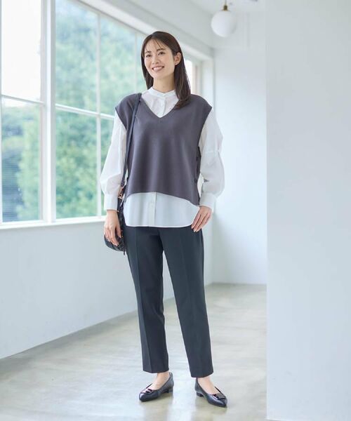 Reflect / リフレクト パンツ | 【高身長さんに嬉しい長め丈追加！／私のパンツ／すっきり見え◎】テーパードパンツ | 詳細6