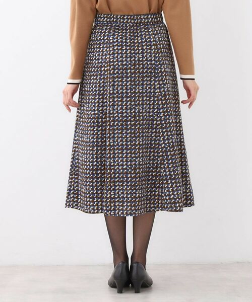 Reflect / リフレクト スカート | 【ニットスタイルが華やかに◎】チドリ風プリントフレアスカート | 詳細12