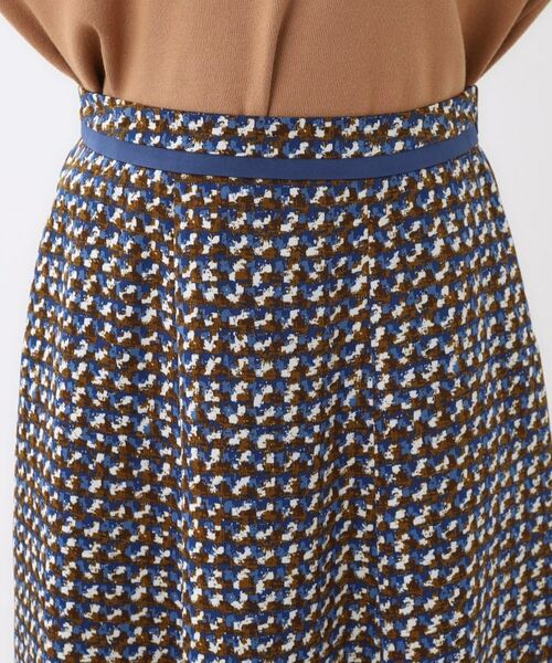 Reflect / リフレクト スカート | 【ニットスタイルが華やかに◎】チドリ風プリントフレアスカート | 詳細13