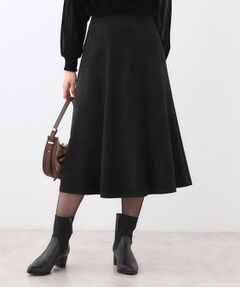 Reflect / リフレクト スカート | 【ジャケット合わせにぴったり◎】スエードライクフレアスカート