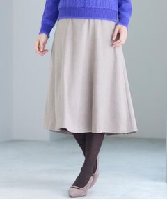 Reflect / リフレクト スカート | 【ジャケット合わせにぴったり◎】スエードライクフレアスカート