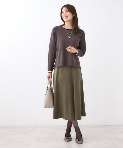 Reflect / リフレクト スカート | 【ジャケット合わせにぴったり◎】スエードライクフレアスカート | 詳細15