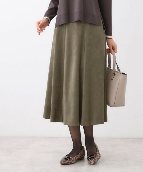 Reflect / リフレクト スカート | 【ジャケット合わせにぴったり◎】スエードライクフレアスカート | 詳細16