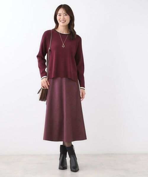 Reflect / リフレクト スカート | 【ジャケット合わせにぴったり◎】スエードライクフレアスカート | 詳細22