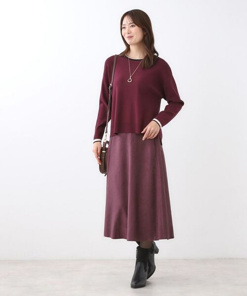 Reflect / リフレクト スカート | 【ジャケット合わせにぴったり◎】スエードライクフレアスカート | 詳細23