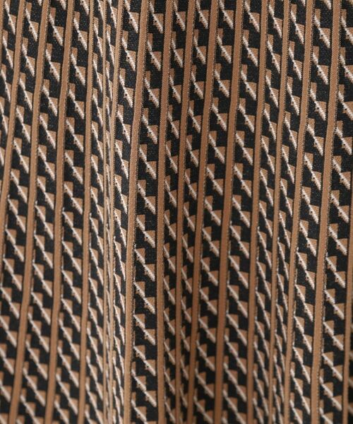 Reflect / リフレクト スカート | 【WEB先行カラーあり/セットアップ可】幾何調柄ニットスカート | 詳細16