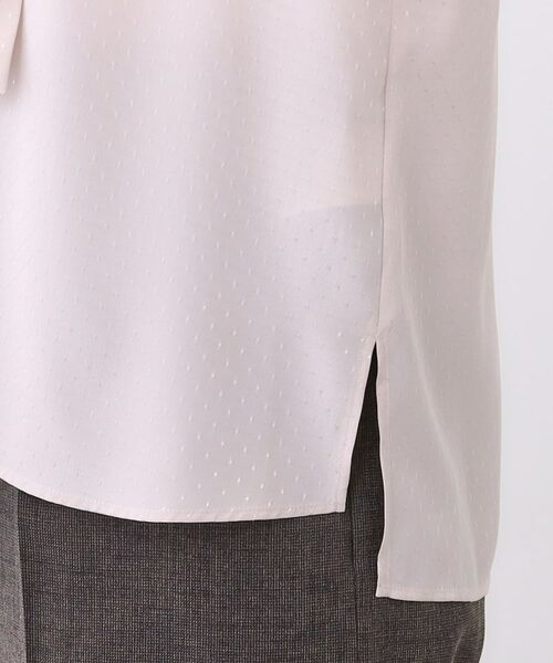 Reflect / リフレクト シャツ・ブラウス | 【きちんと見え/通勤/セレモニーにおすすめ◎】ドット柄ボウタイブラウス | 詳細27