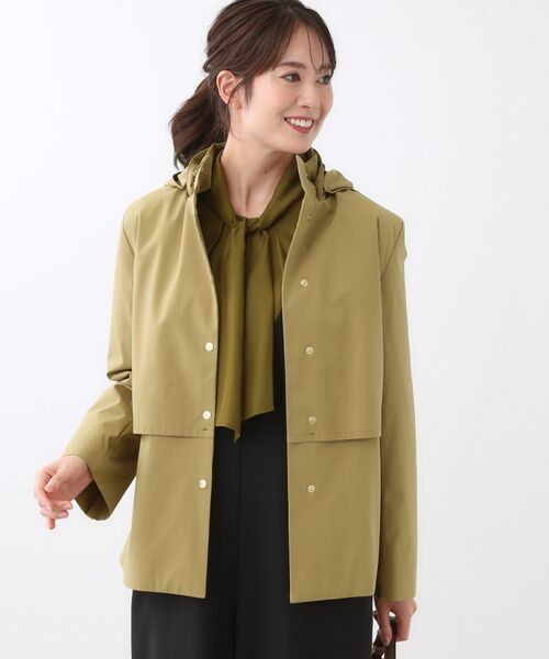 Reflect / リフレクト レザーブルゾン・ジャケット | 【すっきり見え/フード取り外し可/通勤におすすめ◎】ライティアウター | 詳細10