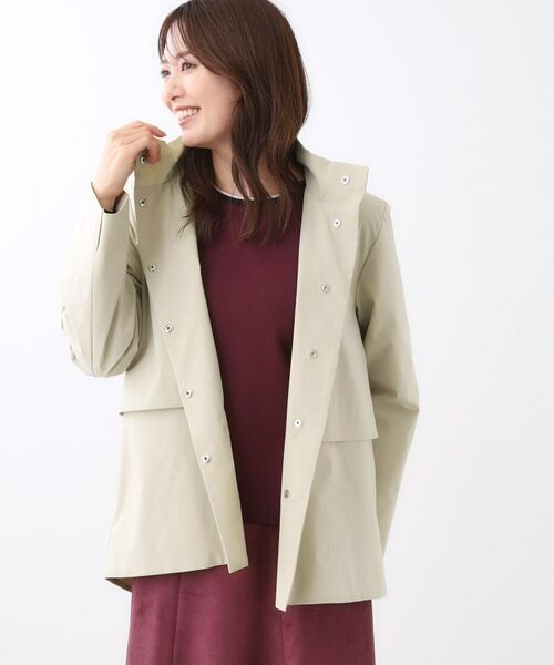 Reflect / リフレクト レザーブルゾン・ジャケット | 【すっきり見え/フード取り外し可/通勤におすすめ◎】ライティアウター | 詳細14