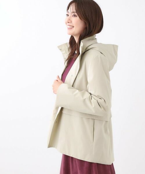 Reflect / リフレクト レザーブルゾン・ジャケット | 【すっきり見え/フード取り外し可/通勤におすすめ◎】ライティアウター | 詳細15