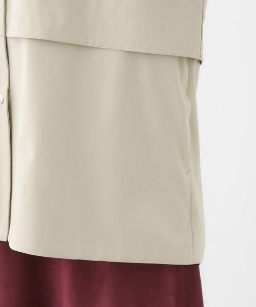 Reflect / リフレクト レザーブルゾン・ジャケット | 【すっきり見え/フード取り外し可/通勤におすすめ◎】ライティアウター | 詳細28