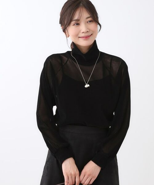 Reflect / リフレクト カットソー | 【レイヤードスタイルのインナーに◎】タートル×ラグランスリーブプルオーバー | 詳細14