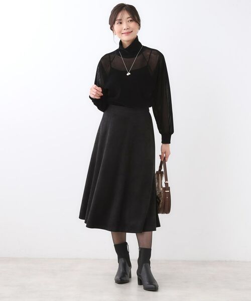 Reflect / リフレクト カットソー | 【レイヤードスタイルのインナーに◎】タートル×ラグランスリーブプルオーバー | 詳細16