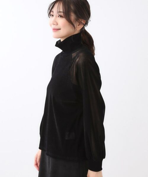 Reflect / リフレクト カットソー | 【レイヤードスタイルのインナーに◎】タートル×ラグランスリーブプルオーバー | 詳細20