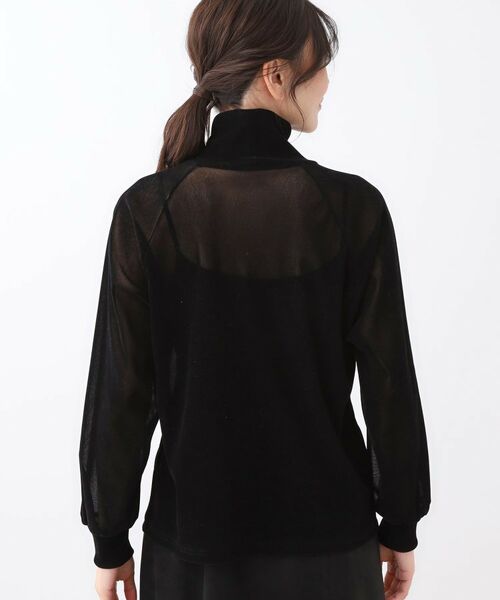 Reflect / リフレクト カットソー | 【レイヤードスタイルのインナーに◎】タートル×ラグランスリーブプルオーバー | 詳細21