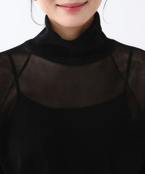 Reflect / リフレクト カットソー | 【レイヤードスタイルのインナーに◎】タートル×ラグランスリーブプルオーバー | 詳細22