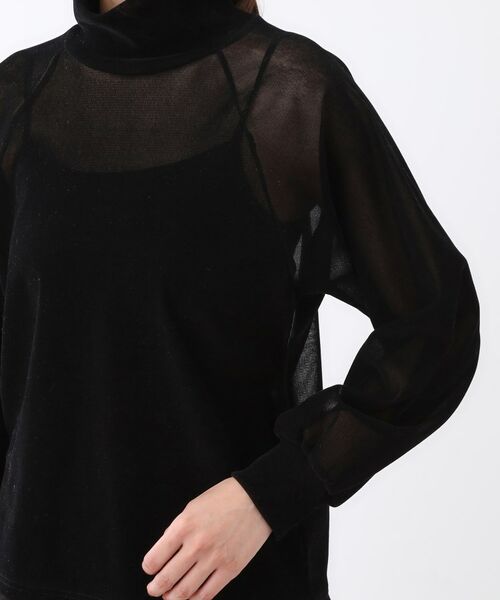 Reflect / リフレクト カットソー | 【レイヤードスタイルのインナーに◎】タートル×ラグランスリーブプルオーバー | 詳細23