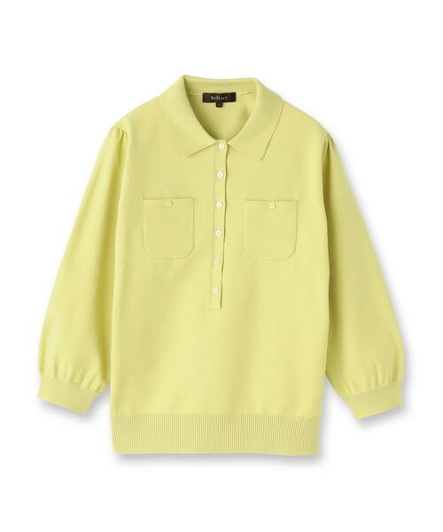 Reflect / リフレクト ニット・セーター | 【透けにくい◎】衿付き七分袖ニット | 詳細20