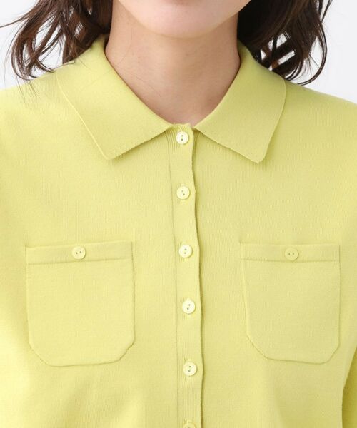 Reflect / リフレクト ニット・セーター | 【透けにくい◎】衿付き七分袖ニット | 詳細24