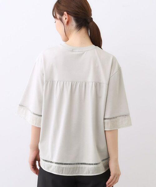 Reflect / リフレクト カットソー | 【E‐QUALITY/体型カバー】シアー×レースデザインプルオーバー | 詳細16