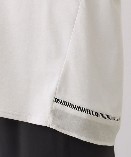 Reflect / リフレクト カットソー | 【E‐QUALITY/体型カバー】シアー×レースデザインプルオーバー | 詳細19