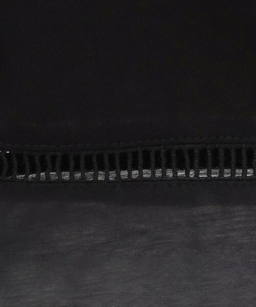 Reflect / リフレクト カットソー | 【E‐QUALITY/体型カバー】シアー×レースデザインプルオーバー | 詳細4