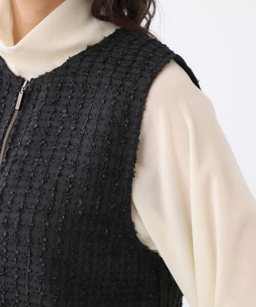 Reflect / リフレクト ベスト | 【軽い羽織に◎】フロントファスナー開きベスト | 詳細10