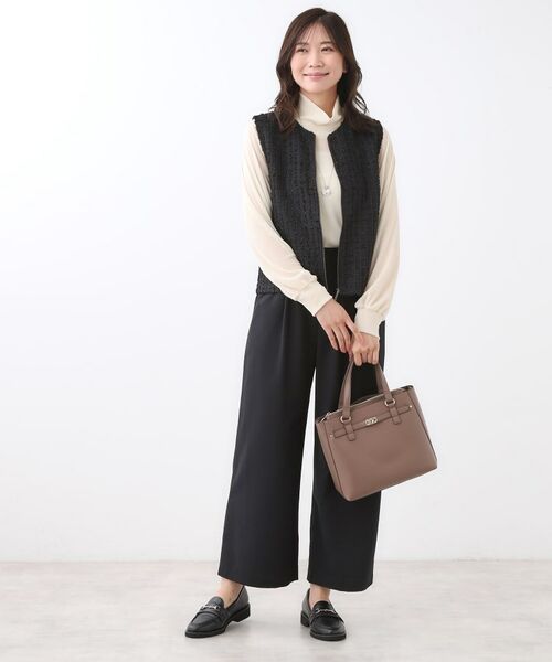 Reflect / リフレクト ベスト | 【軽い羽織に◎】フロントファスナー開きベスト | 詳細3