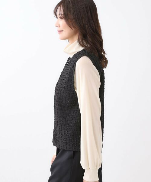 Reflect / リフレクト ベスト | 【軽い羽織に◎】フロントファスナー開きベスト | 詳細7