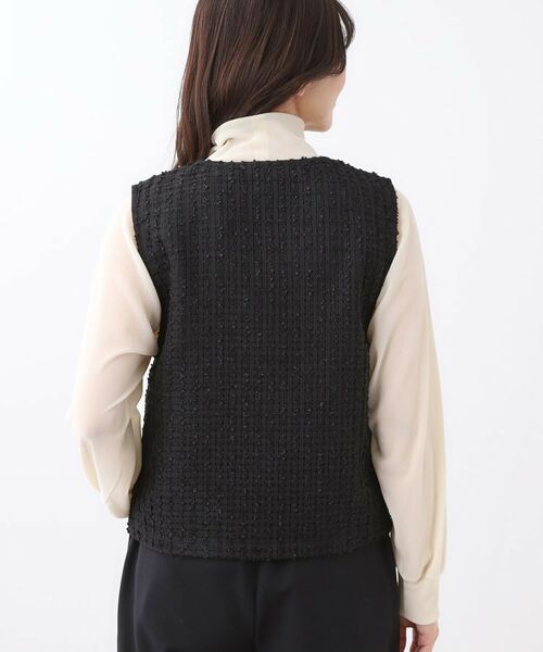 Reflect / リフレクト ベスト | 【軽い羽織に◎】フロントファスナー開きベスト | 詳細8