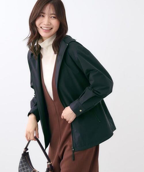 Reflect / リフレクト レザーブルゾン・ジャケット | 【ライトアウター／キレイ見え／気軽な羽織に◎】スポーティライトアウター | 詳細11